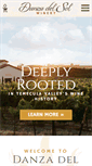 Mobile Screenshot of danzadelsolwinery.com